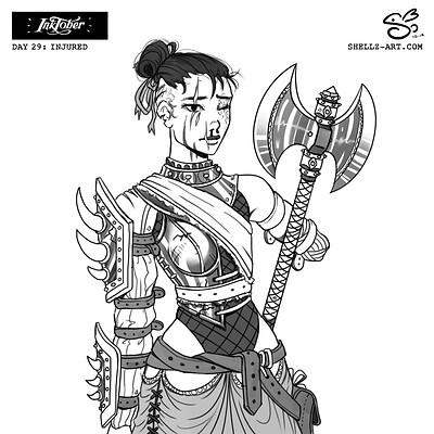 Inktober 2019 | Day 29: Injured