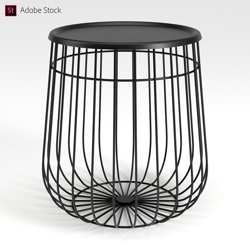 Adobe Stock | Wire End Table