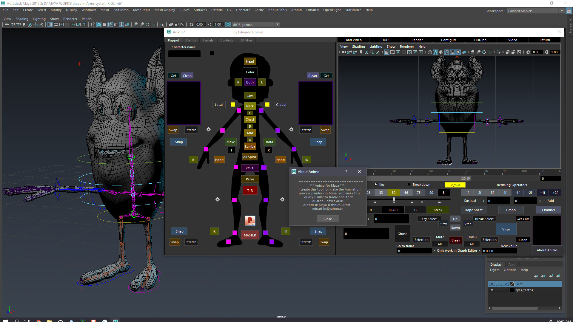 Artstation Animation Tool Eduardo Chavez