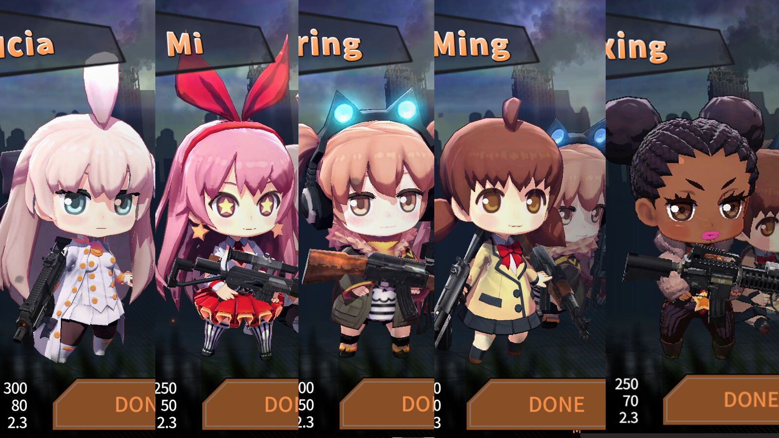 Artstation 219 Gun Girls Mobile Game Kuks 123