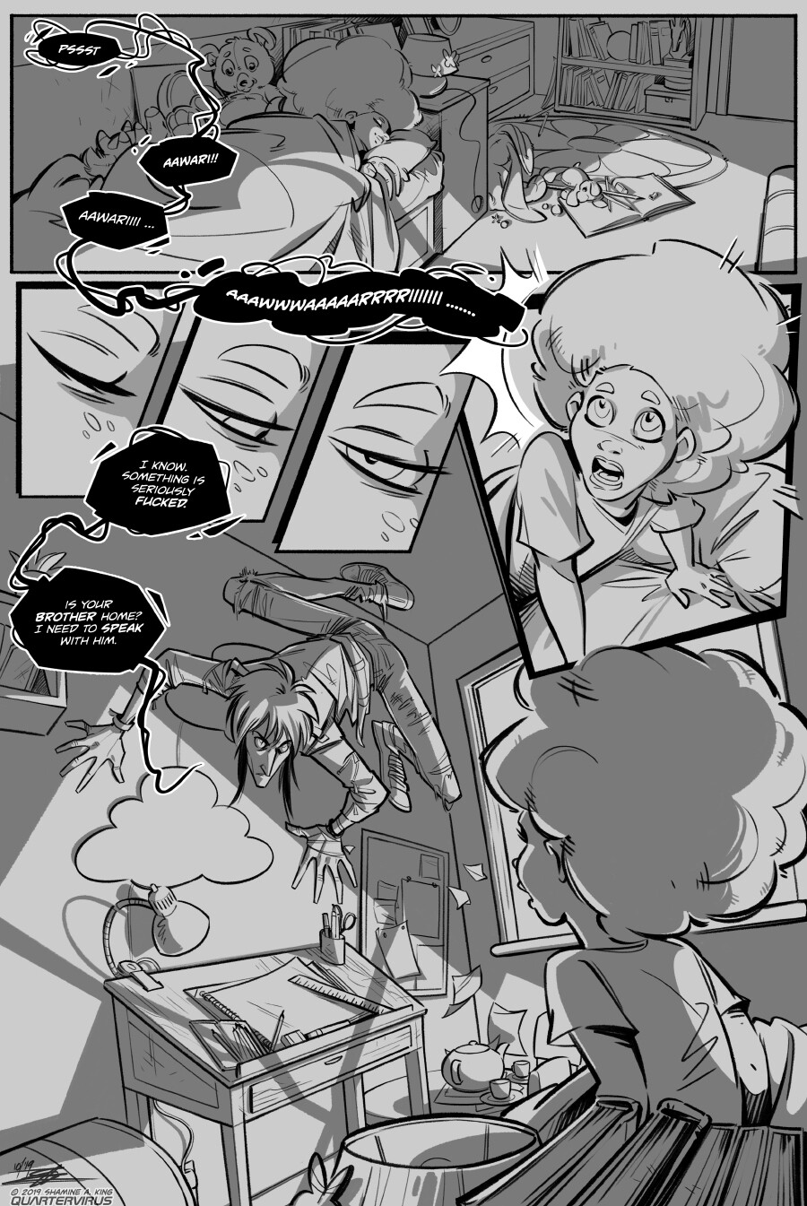 Shadows and Text: First Pass