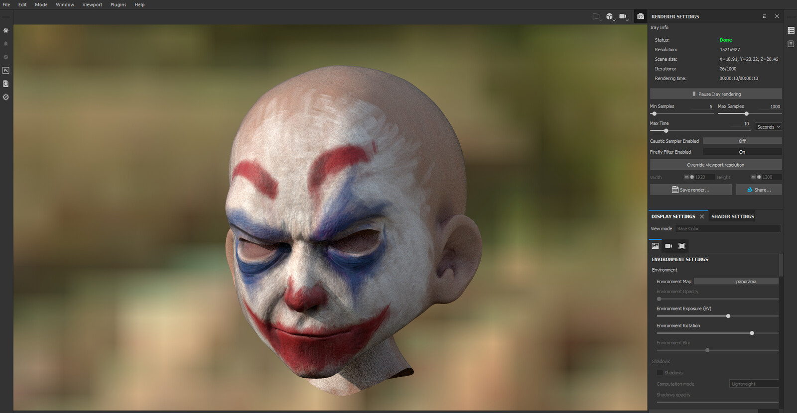 Skin painted on Substance Painter