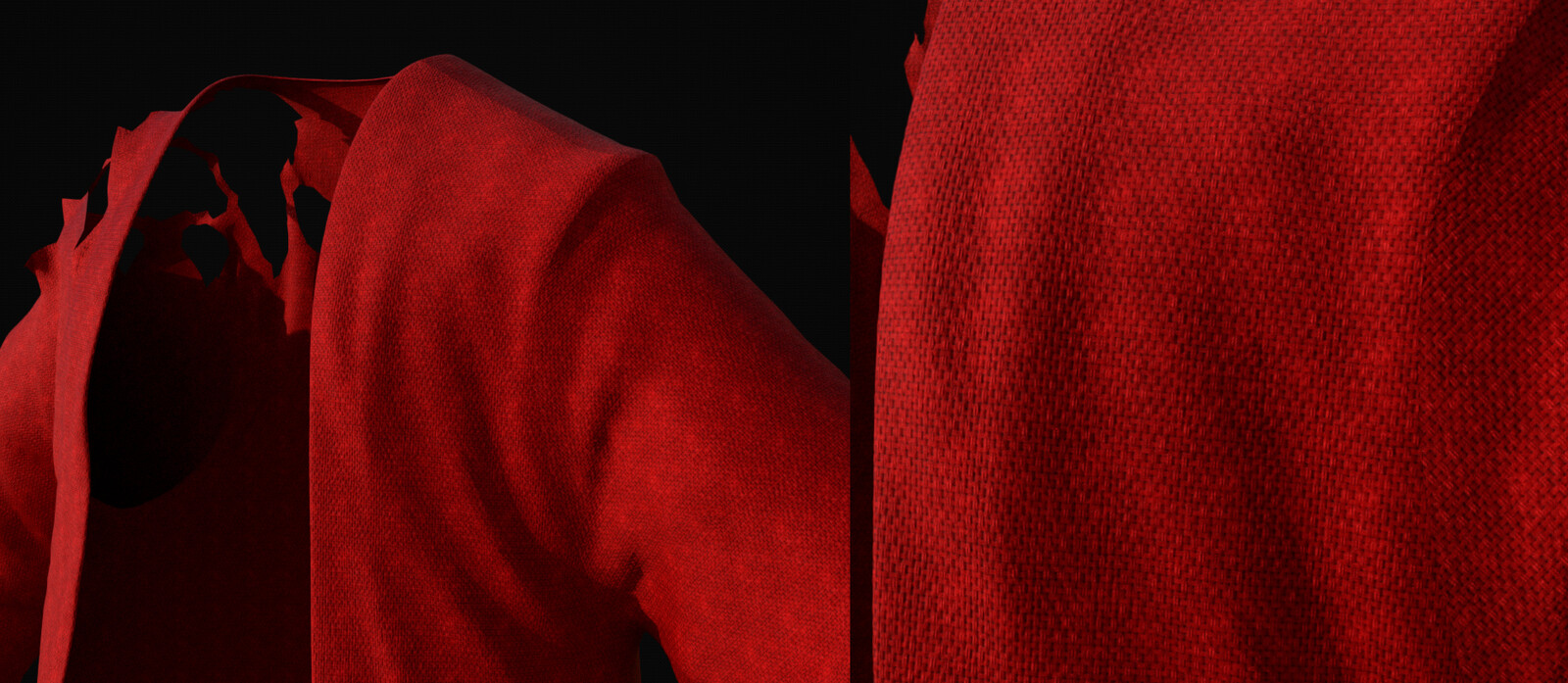 Substance Design + Painter for the Cloth/patterns.
