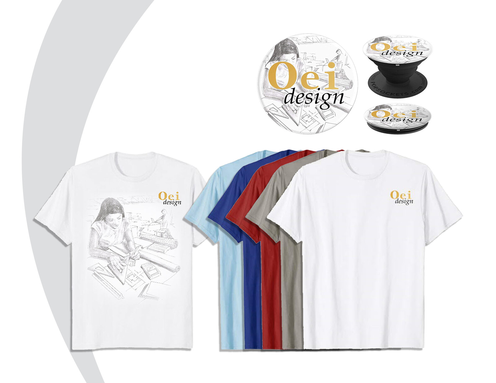 Official Oei Design merchandise