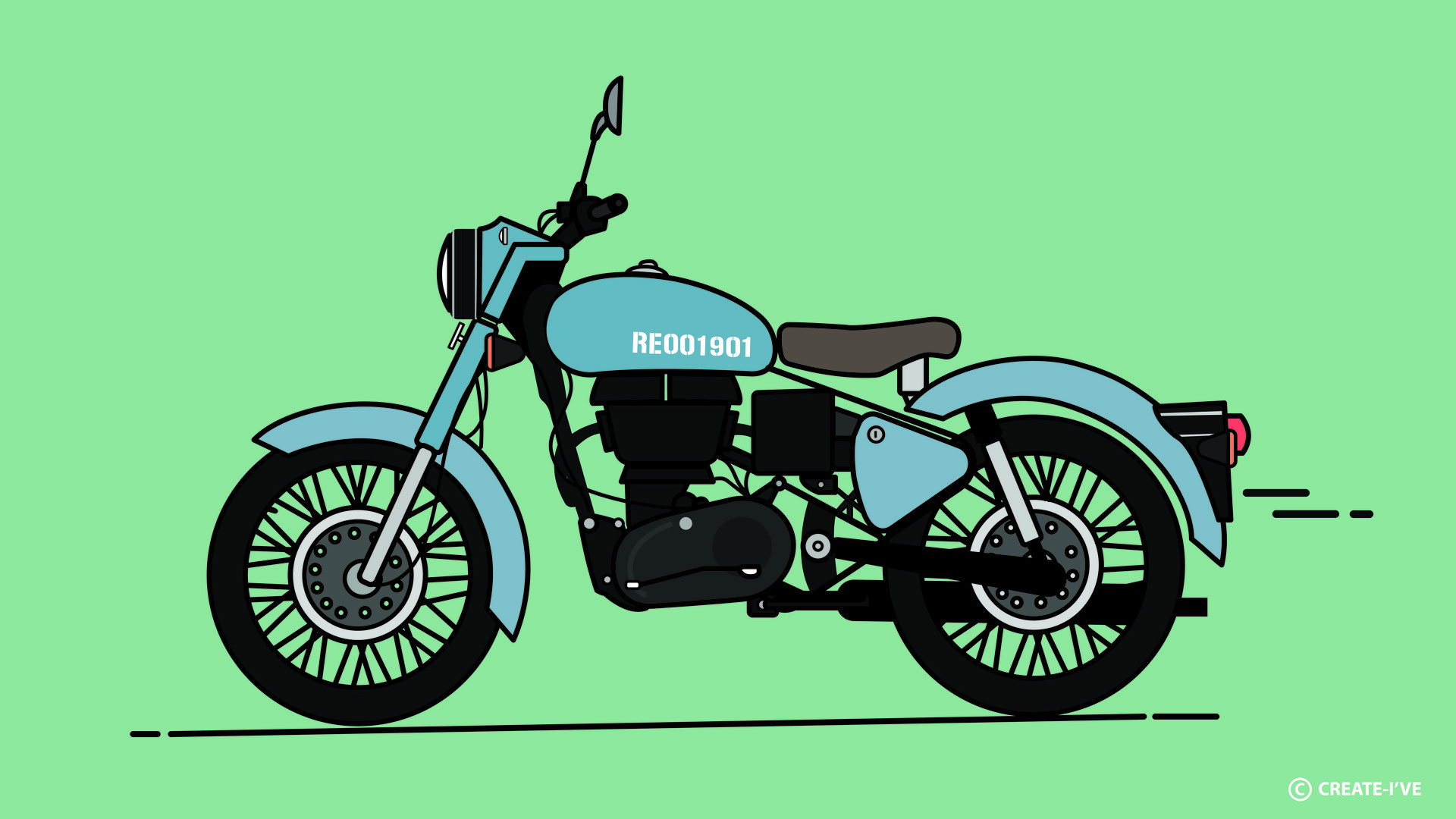 ArtStation ROYAL ENFIELD ILLUSTRATION