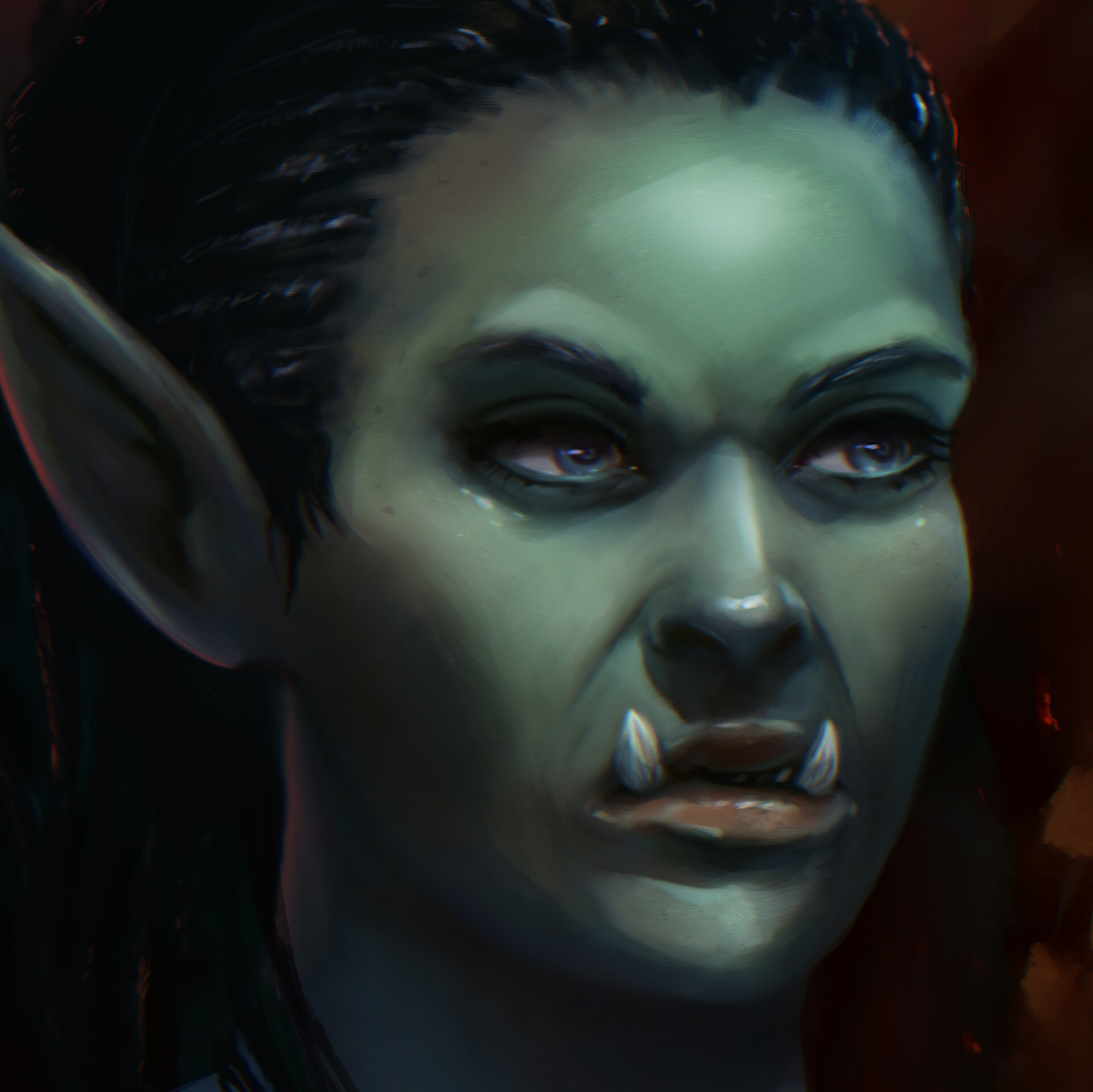 ArtStation - Orc portrait