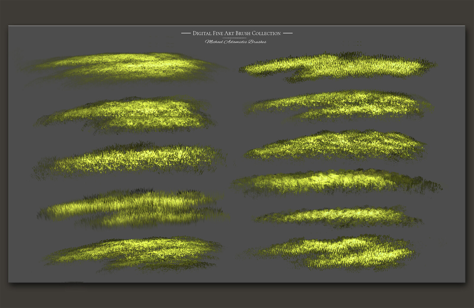 Landscape Creating Brushes (Fan Brushes) - A Glimpse of the MA-Brushes