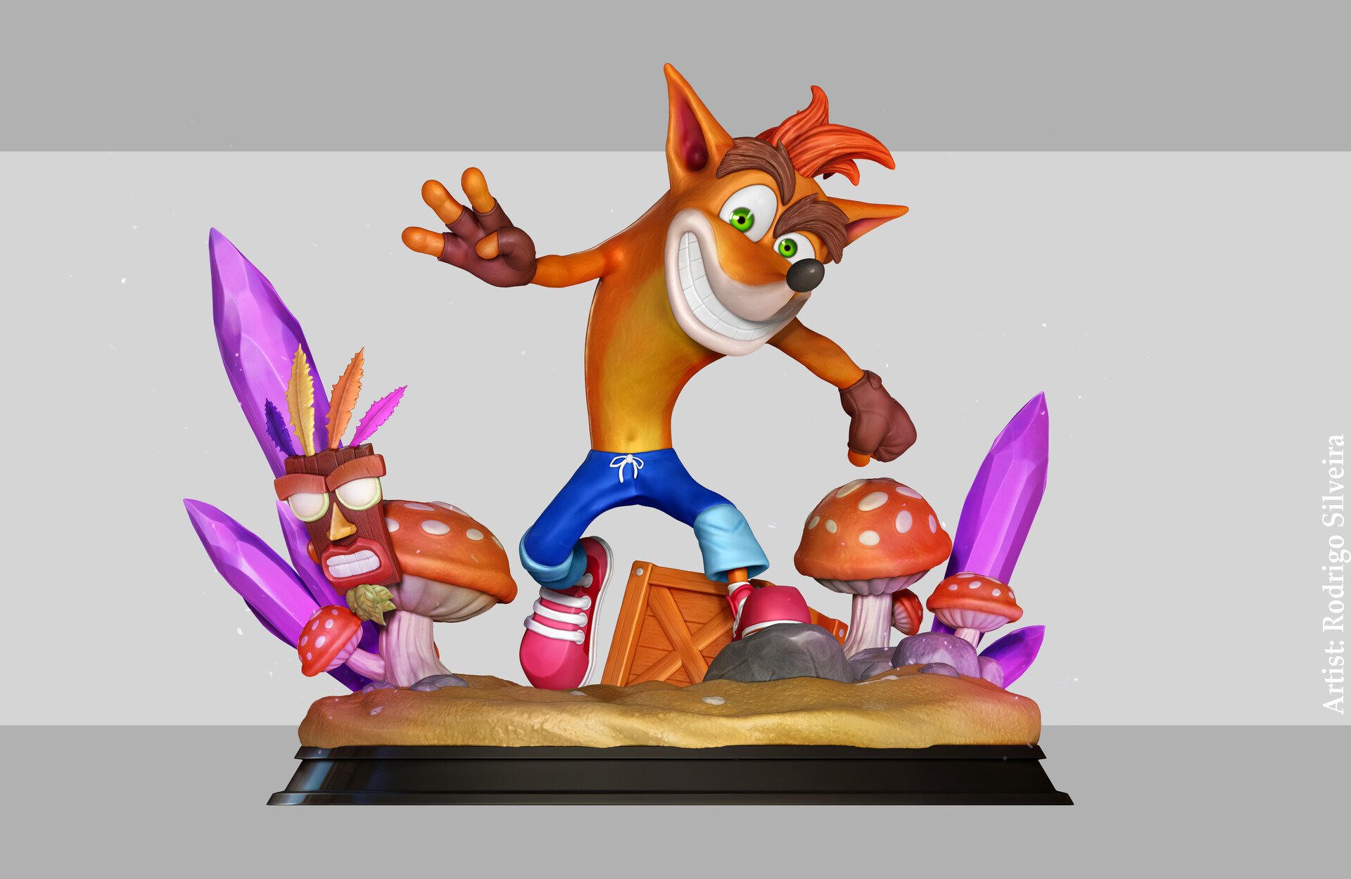 ArtStation - Crash BandicootSuper Smash Bros. Victory Pose