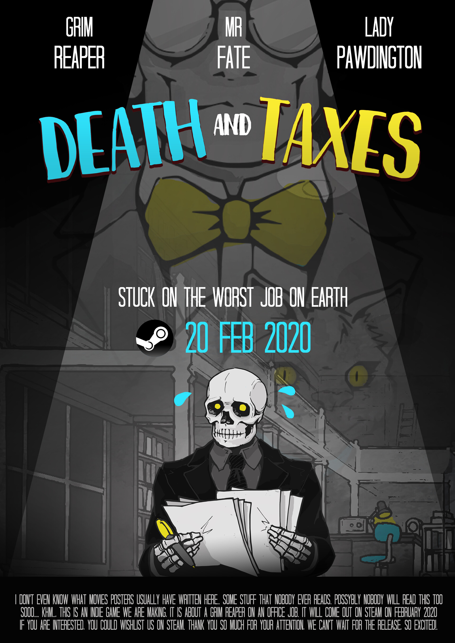 ArtStation Death and Taxes Poster