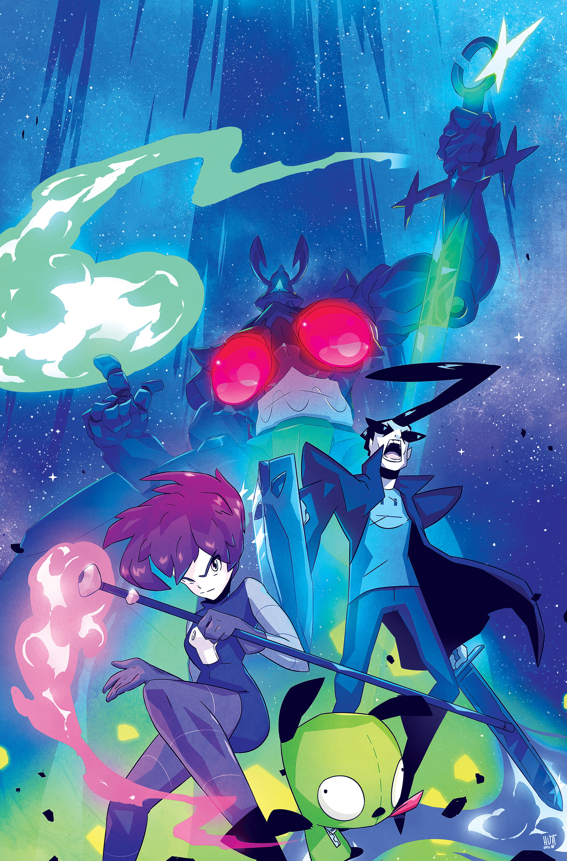 Artstation Invader Zim 46 Variant Cover Simon Hutt T
