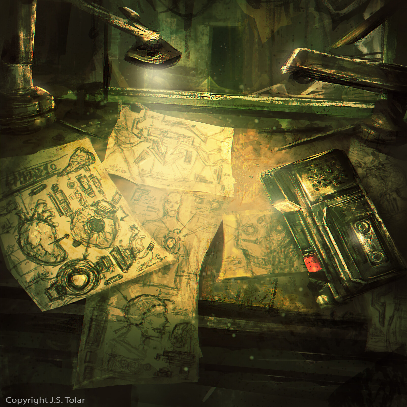 Visionary II- Dark Eternal Future Album booklet Art