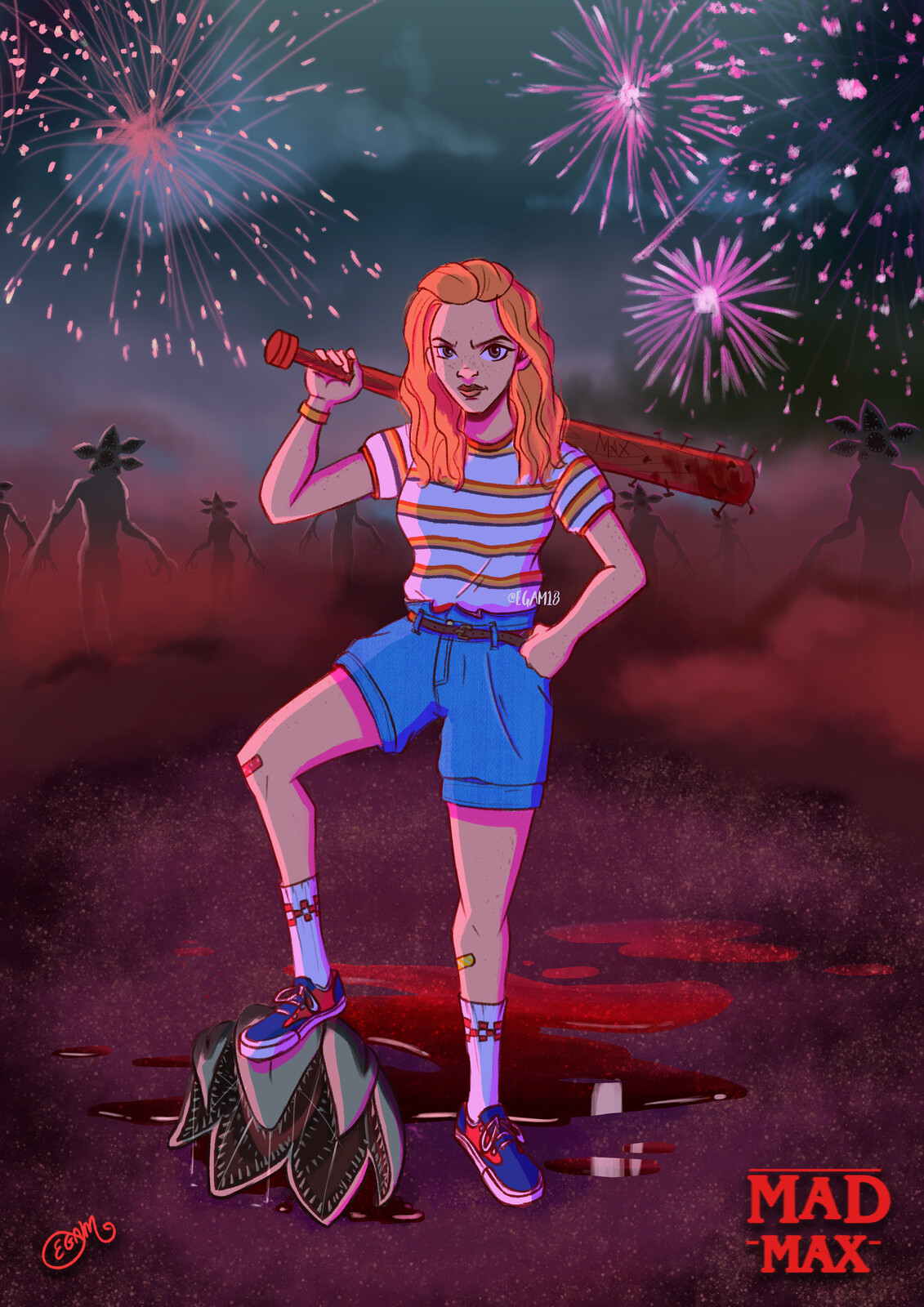 Esther GallegoA. Mad Max Stranger Things