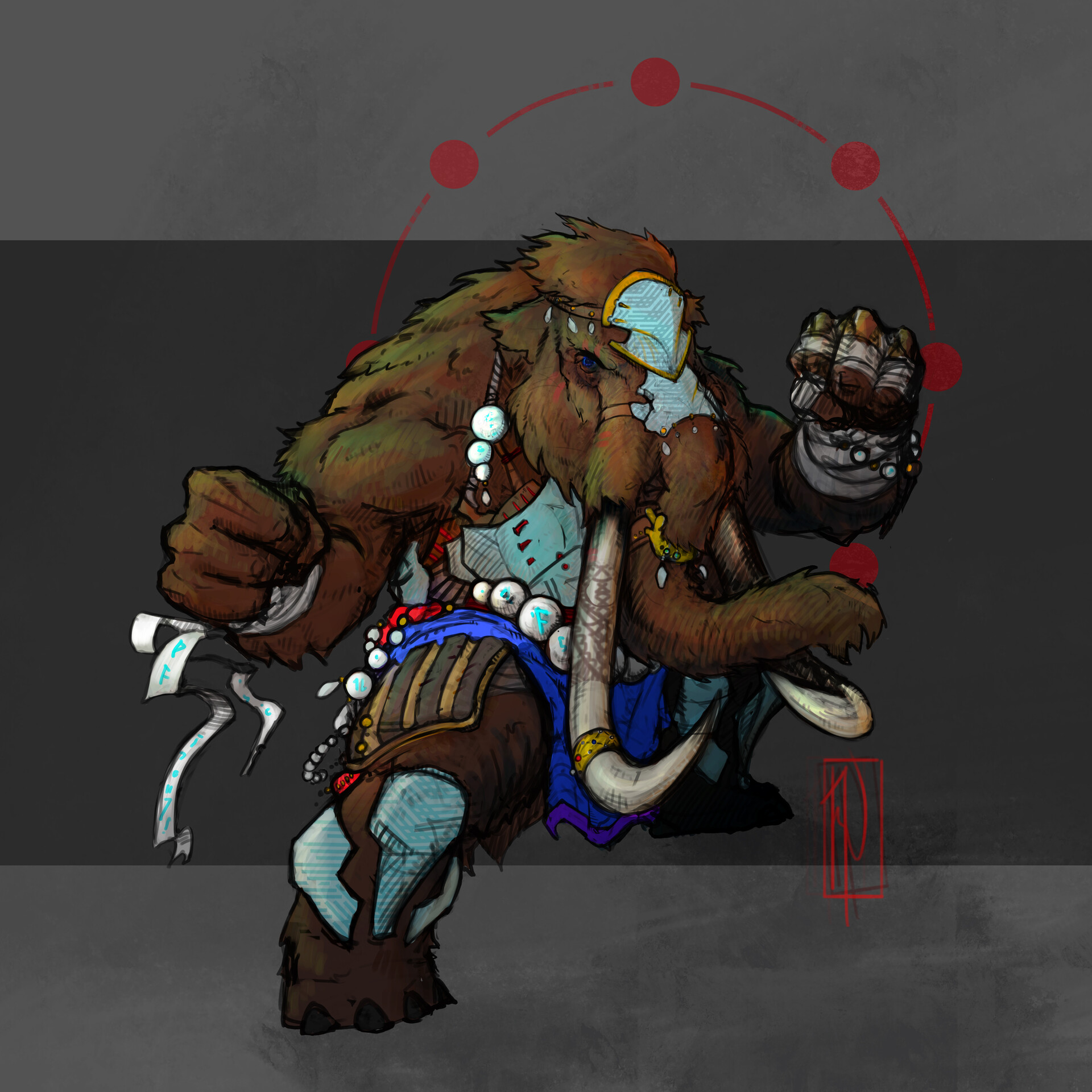 Artstation Loxodon Monk Nicholas Rookzer0 Perhaps you've a bit much to drink friend?. loxodon monk nicholas rookzer0