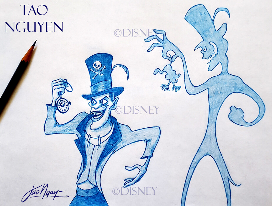 wallpapers Disney Dr Facilier Drawing dr facilier shadow drawing tao nguyen