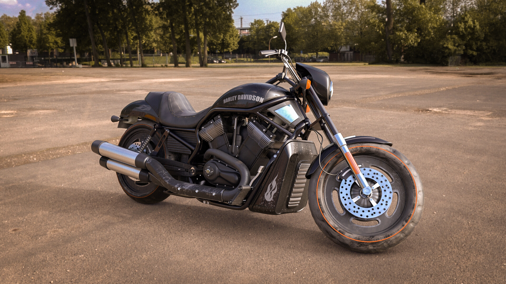 harley davidson nightrod khaled seghirate