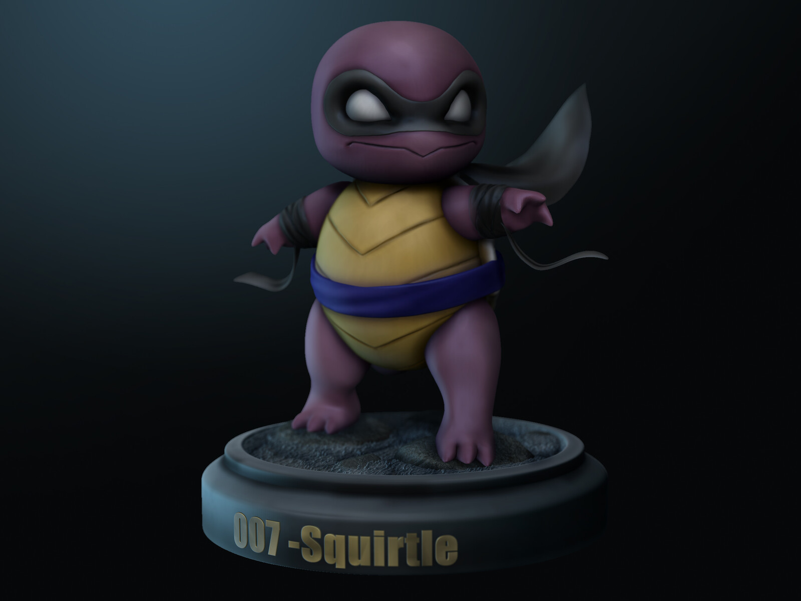 Artstation Squirtle From Pokemon Insurgence Stephanie Daigle