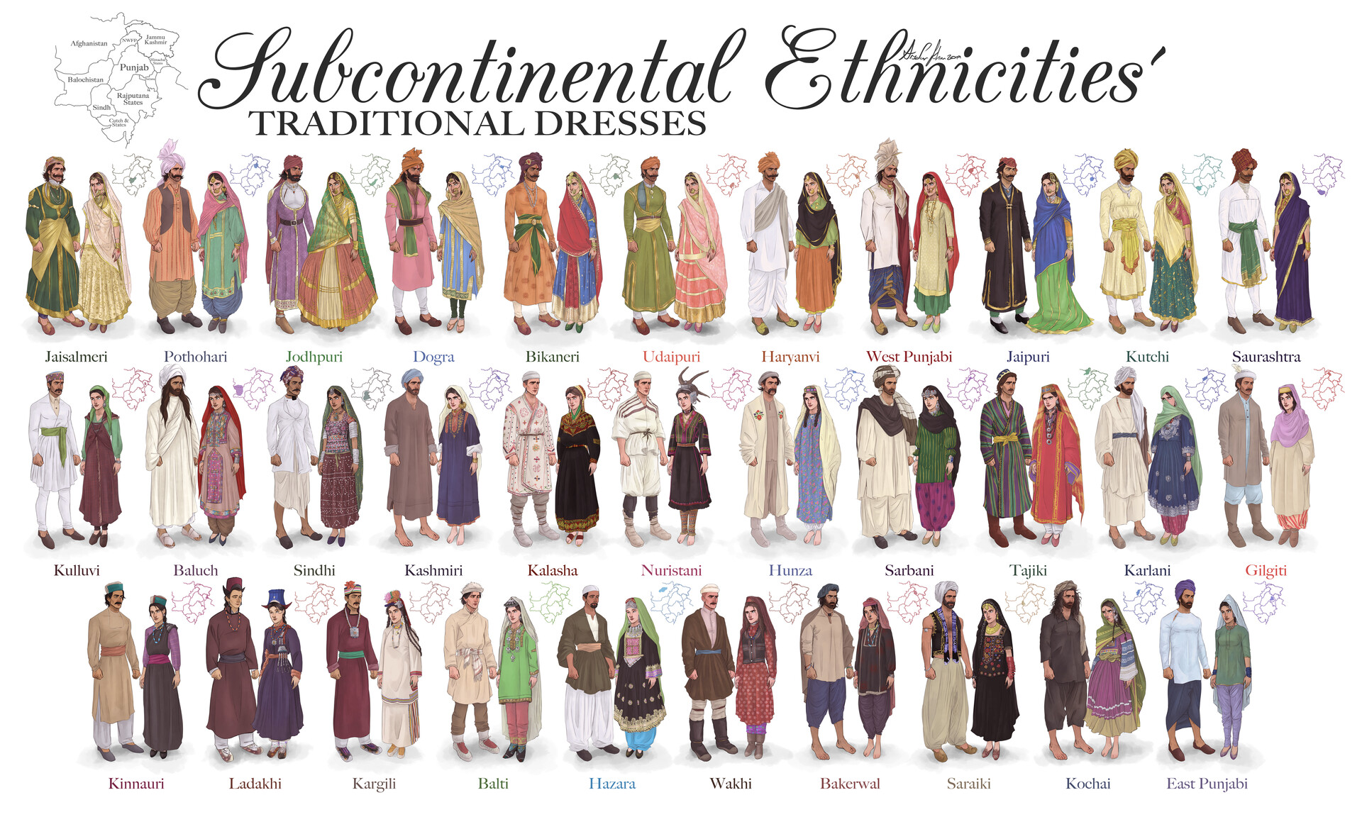 Arsalan Khan Subcontinental Ethnicities Traditional Dresses