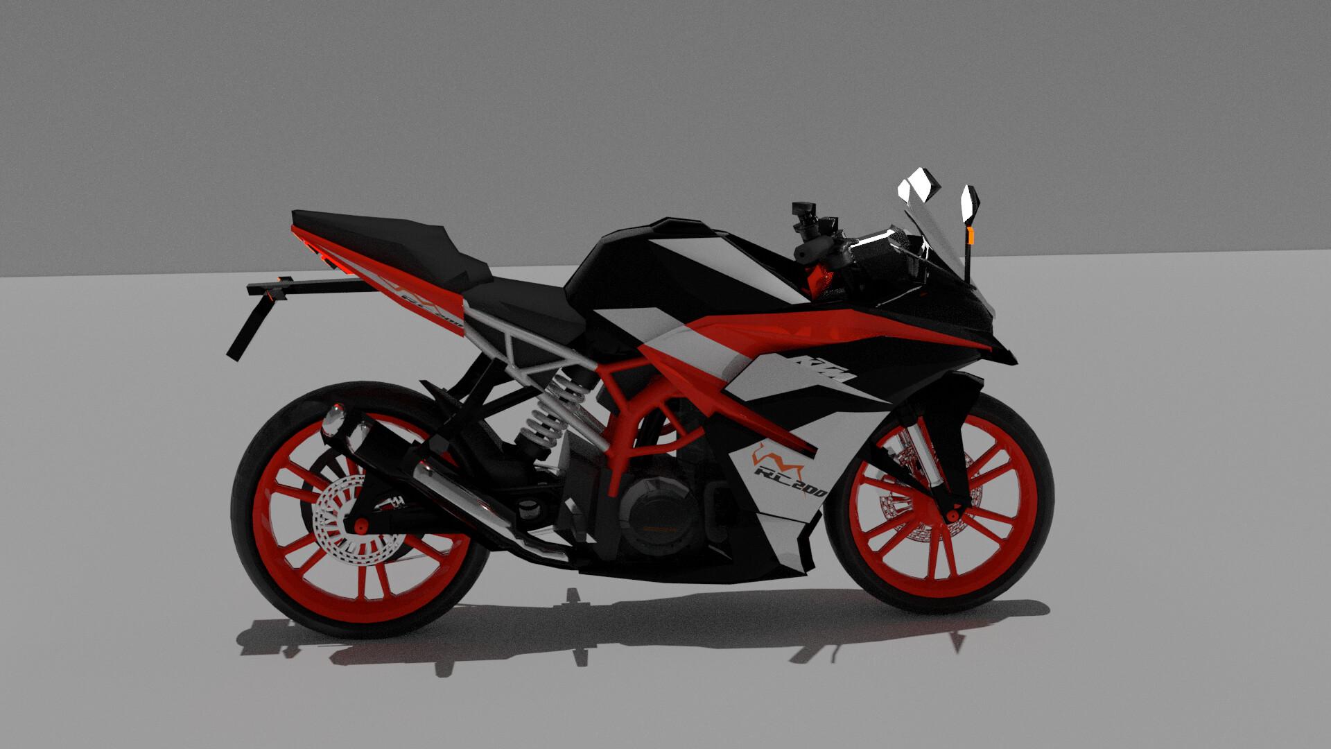 Chetan Kale KTM RC390 Low poly