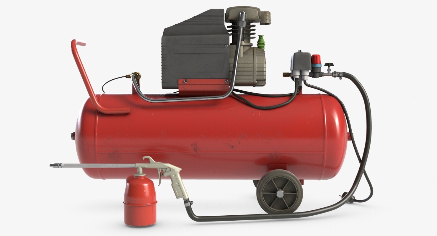 Daniil Nikulcha Air Compressor 3d Model