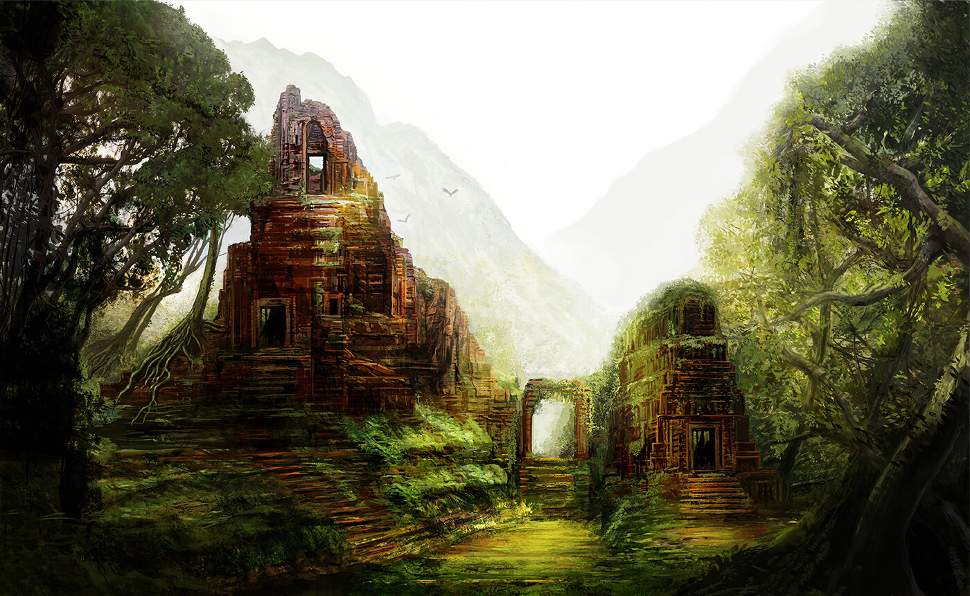 Artstation Fantasy Temples In The Jungles Maxim Boldyrev Artstation Fantasy Temples In The Jungles Maxim Boldyrev