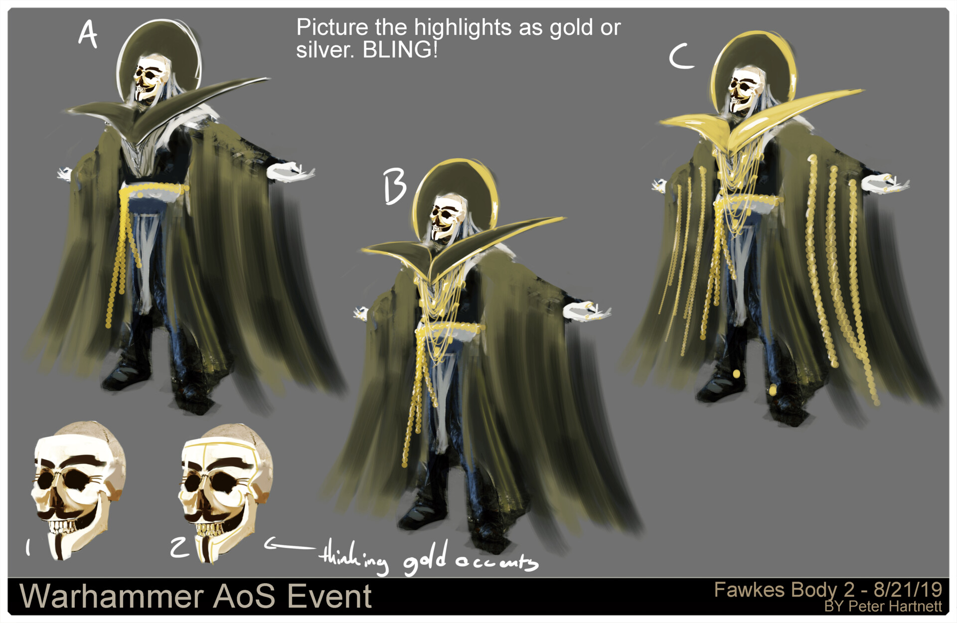 Peter Hartnett Guy Fawkes Like Character For Warhammer Aos Event