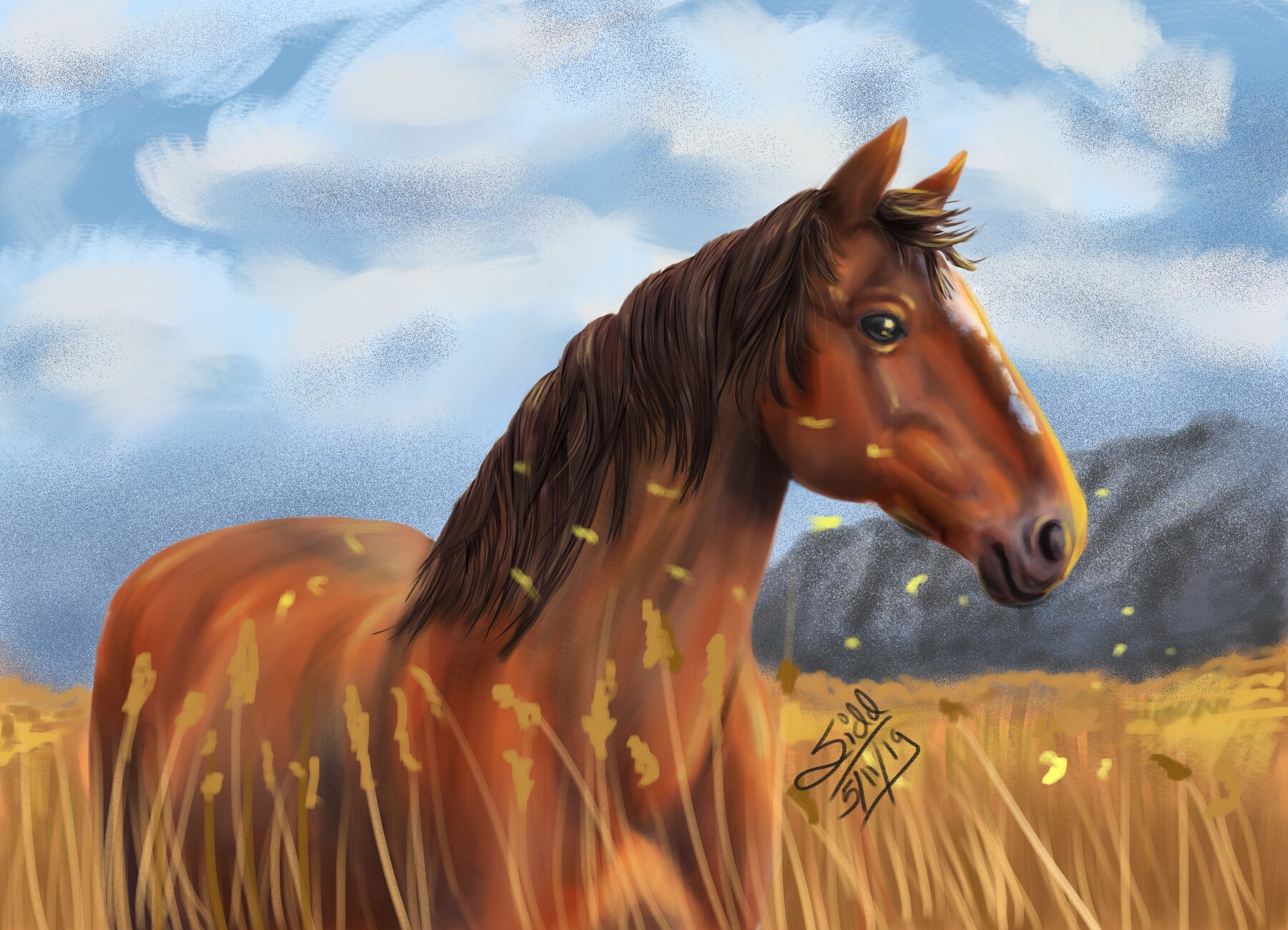ArtStation - Horse Painting, Sidd T