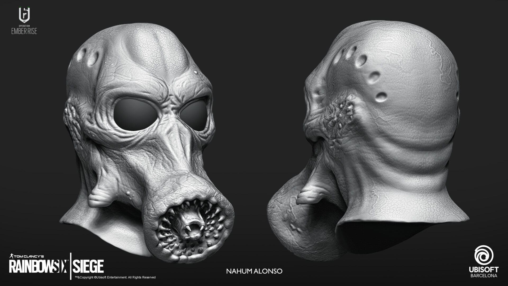 Artstation Rainbow Six Siege Smoke Hybrid Monster Headgear Nahum Alonso Phone wallpaper with smoke 1080x1920 rainbow6. smoke hybrid monster headgear nahum alonso