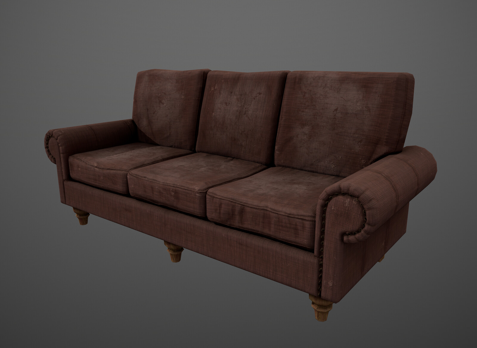 Sofa (with slightly altered texture) rendered in marmoset