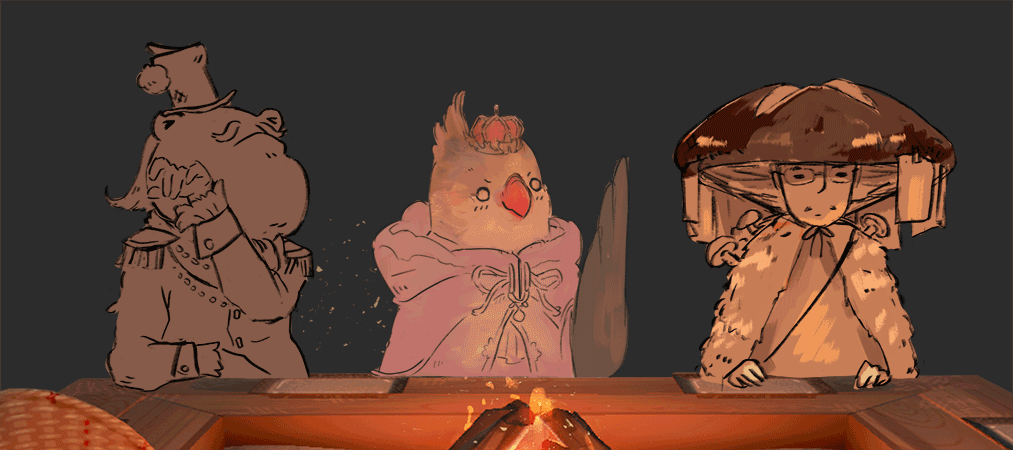 WIP of NPC Sprites. For the demo, I wanted to convey their personalities across.