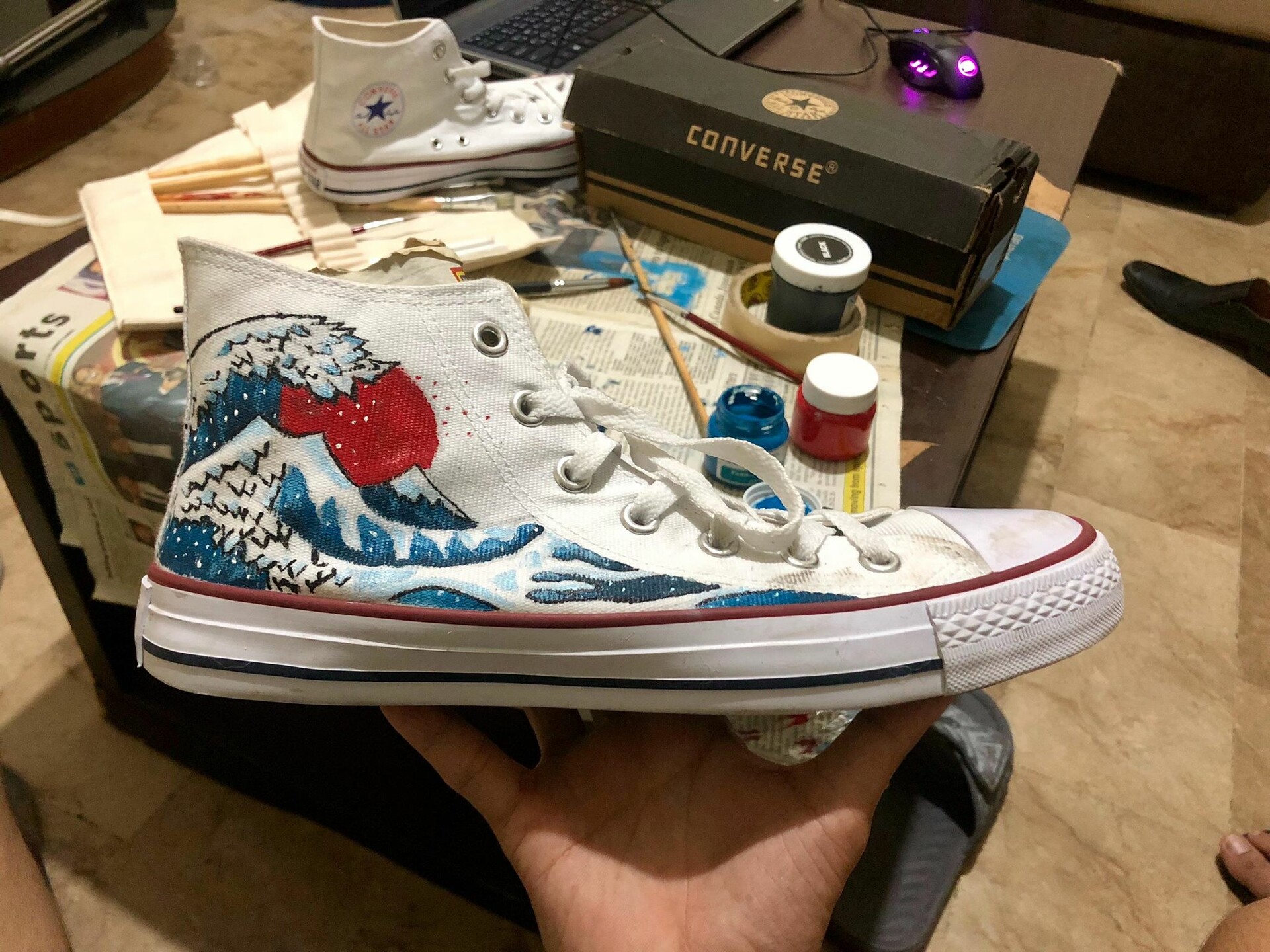 custom paint converse