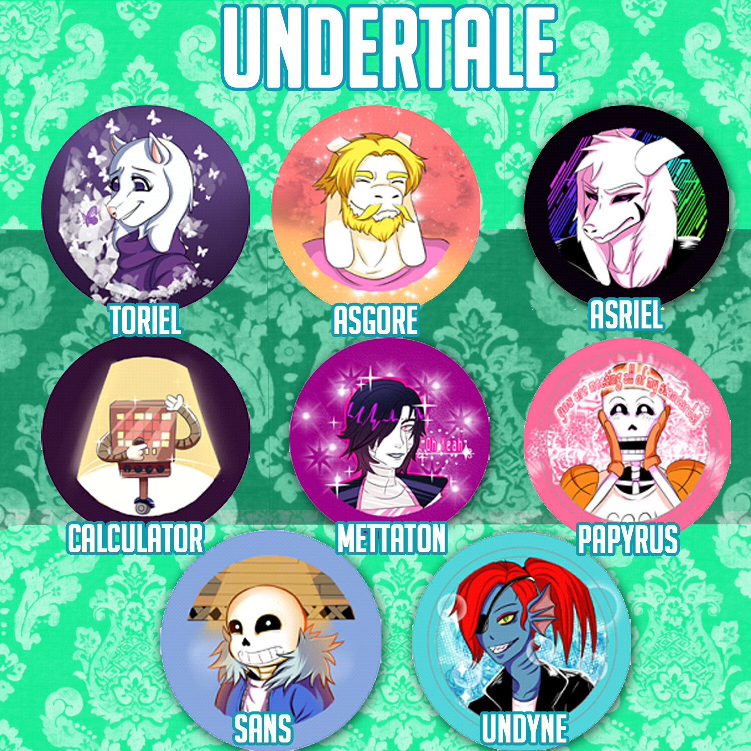 ArtStation - Undertale Stickers