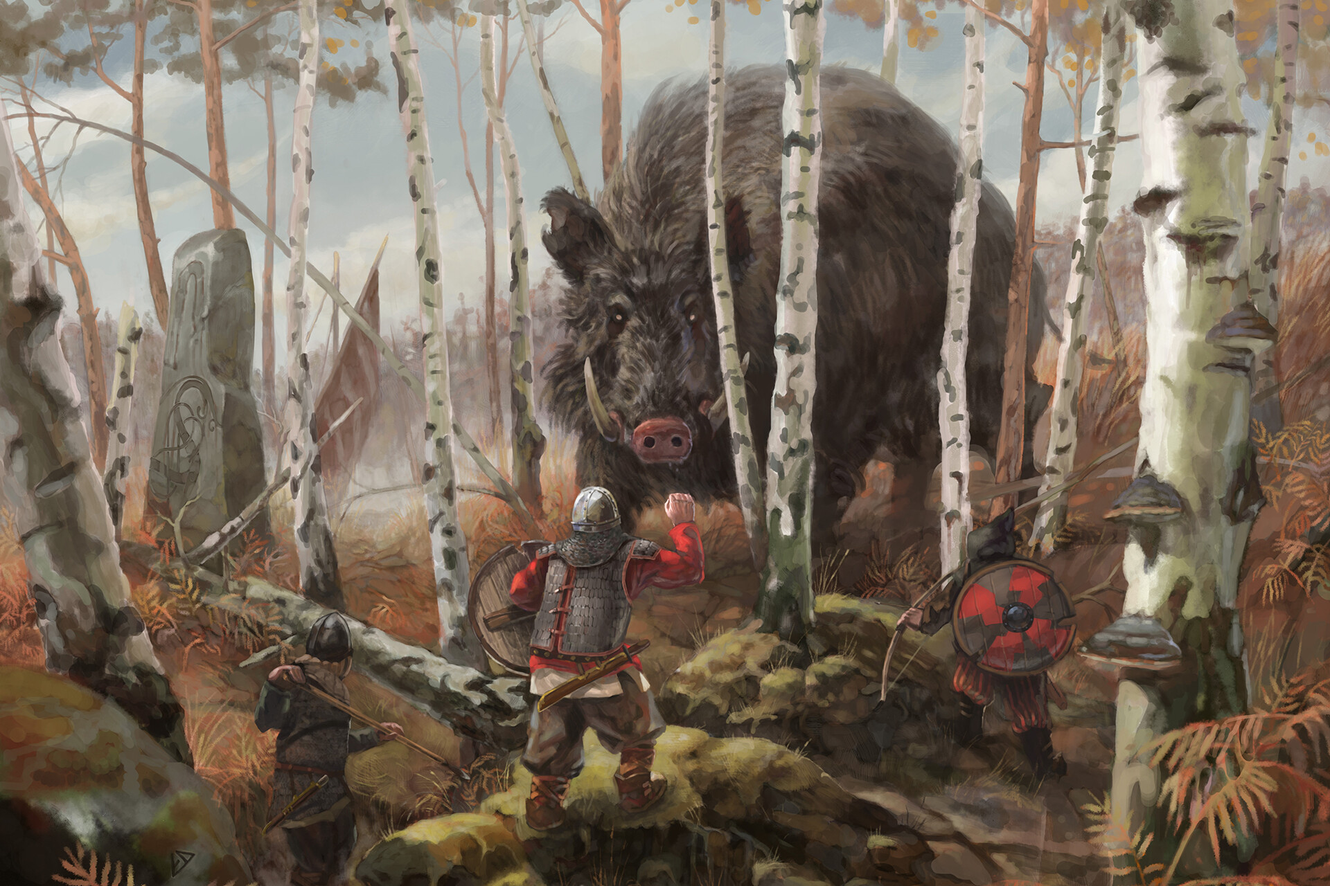 ArtStation - Wild boar