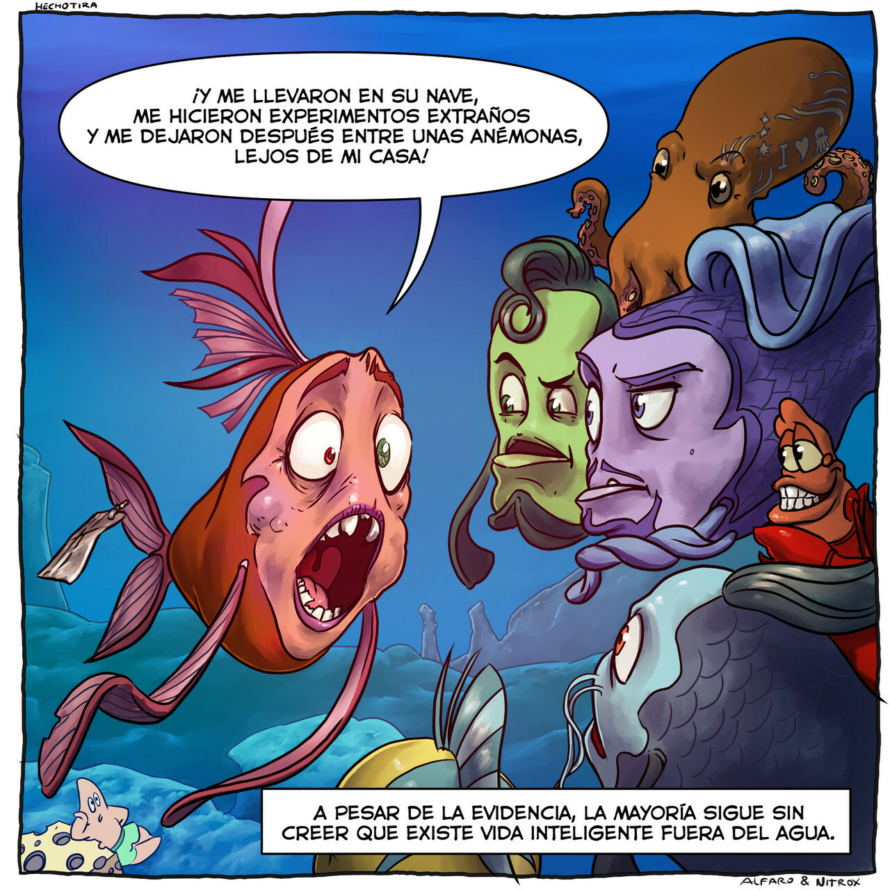 Vida inteligente
Script: Maycols Alfaro 
Art: Nitrox
