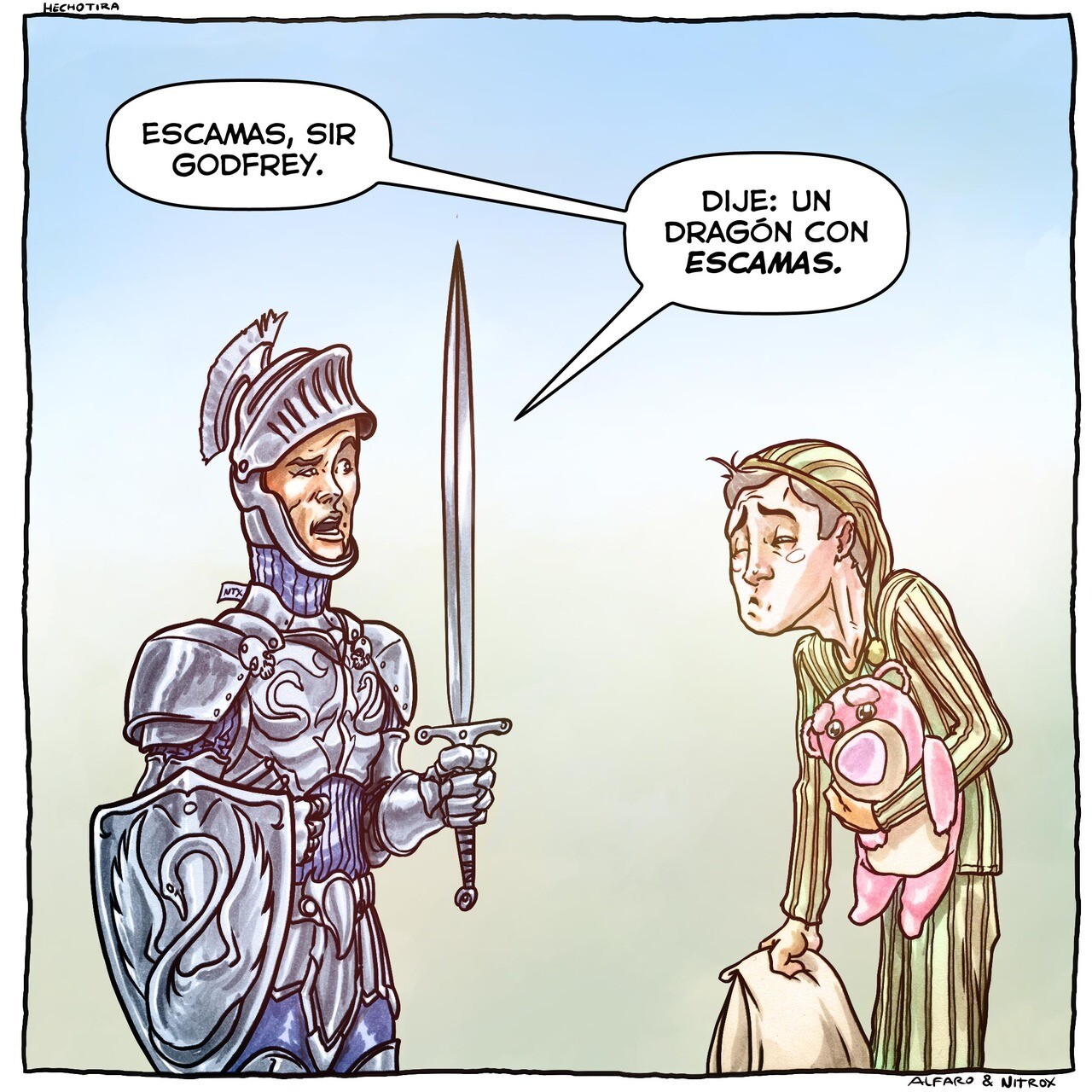 Caballero
Script: Maycols Alfaro 
Art: Nitrox