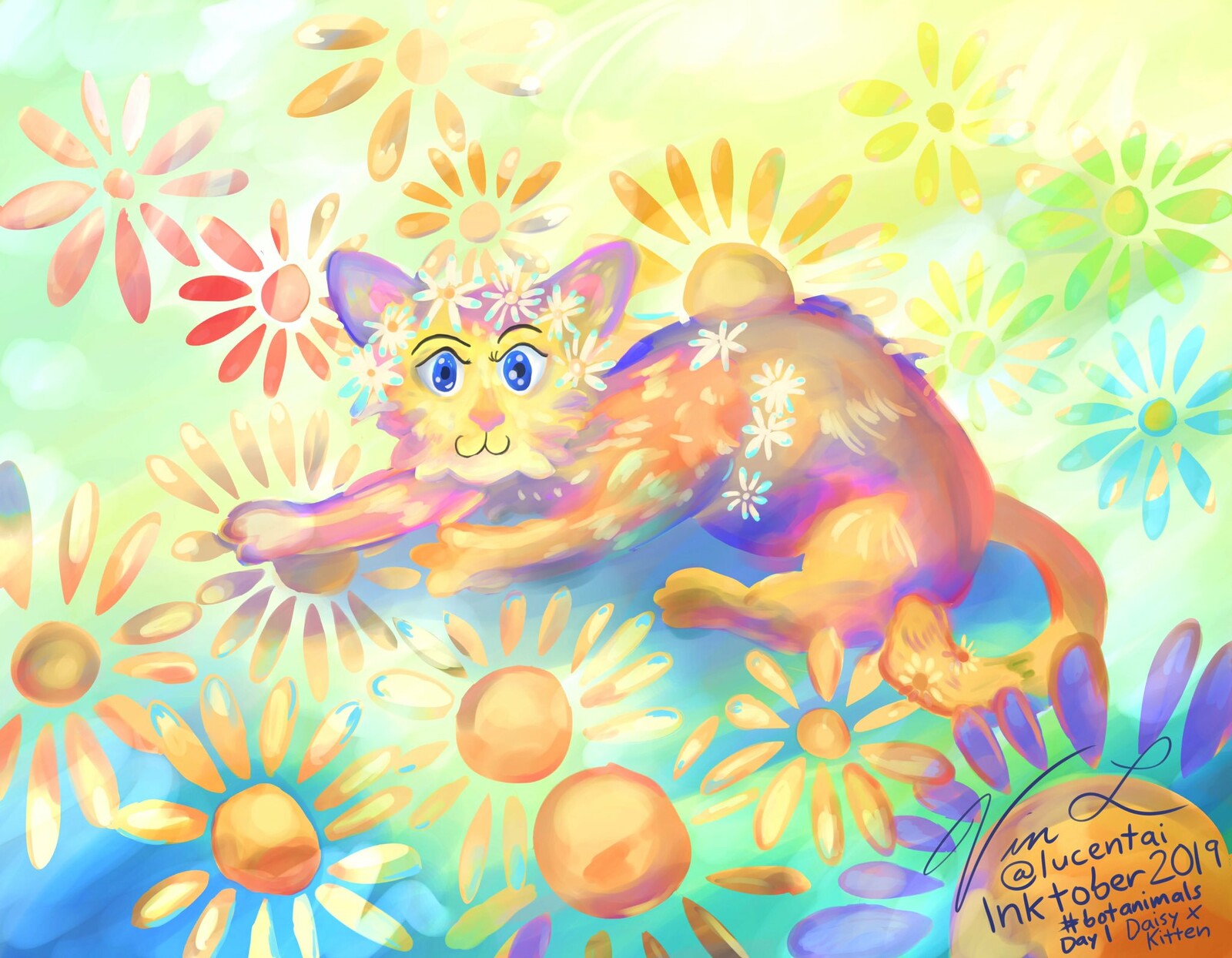 Day 1: Daisy x Kitten