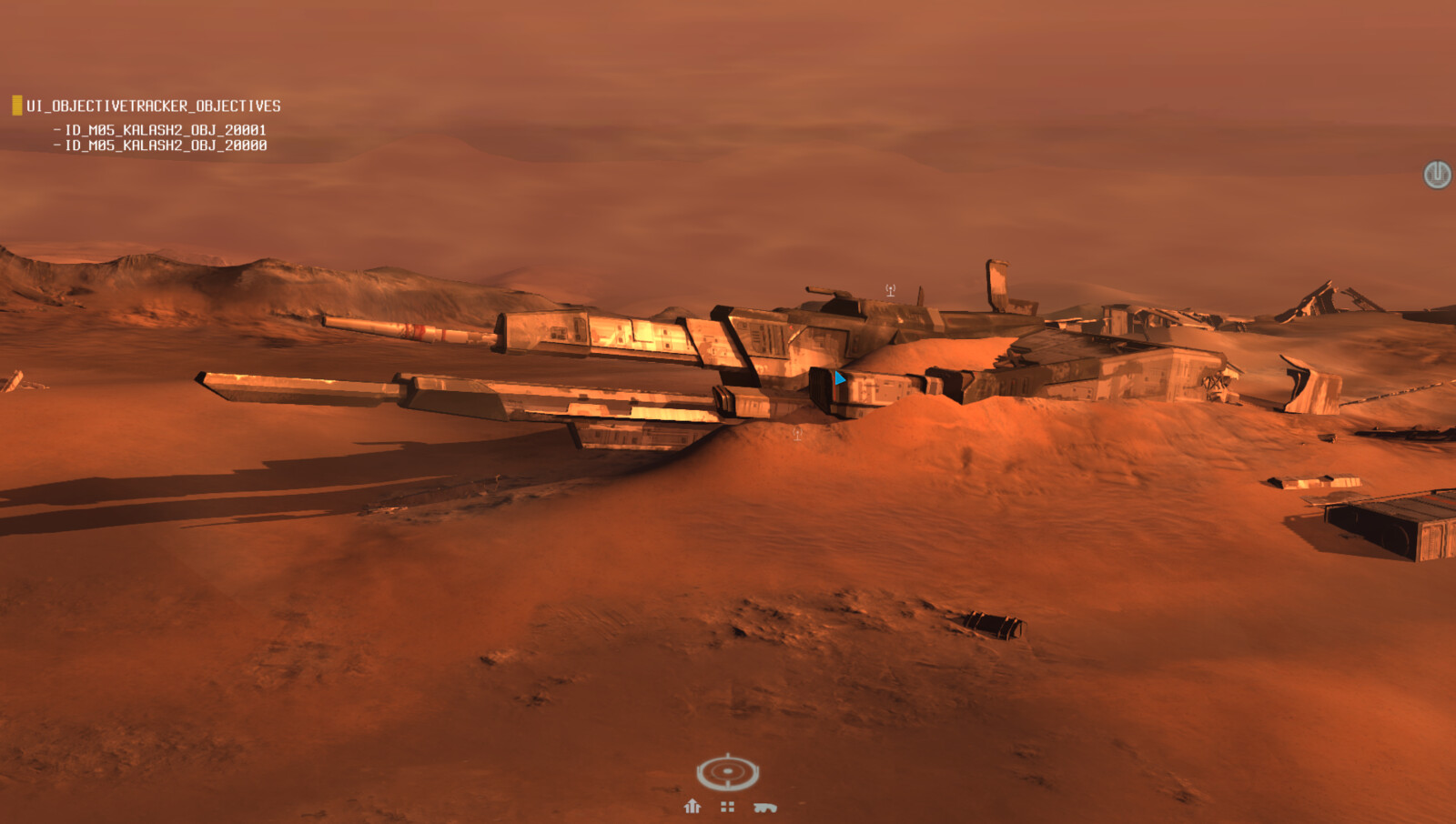Crashed capital ship... No Spoilers