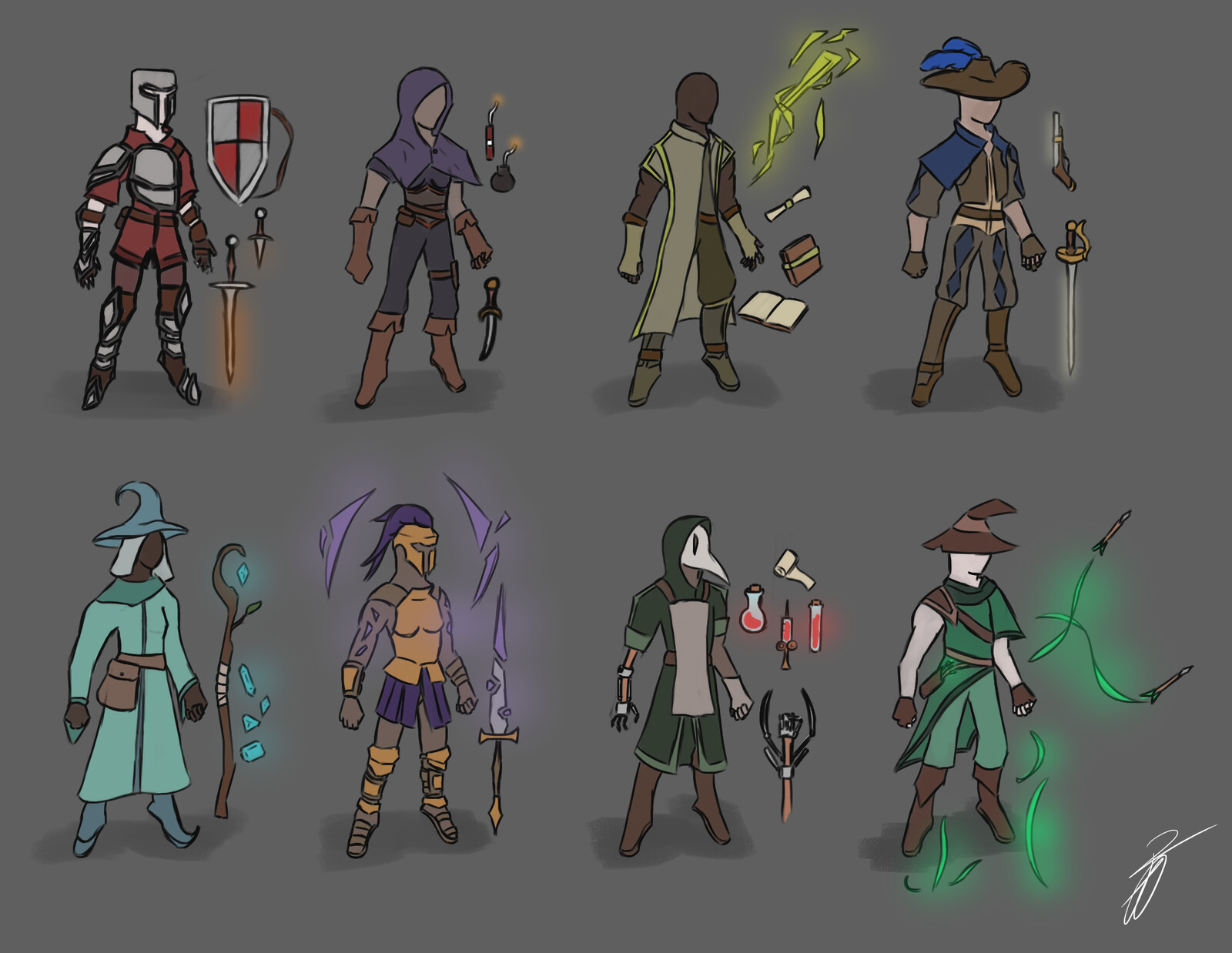 percival-jr-relucio-fantasy-adventurer-class-concepts