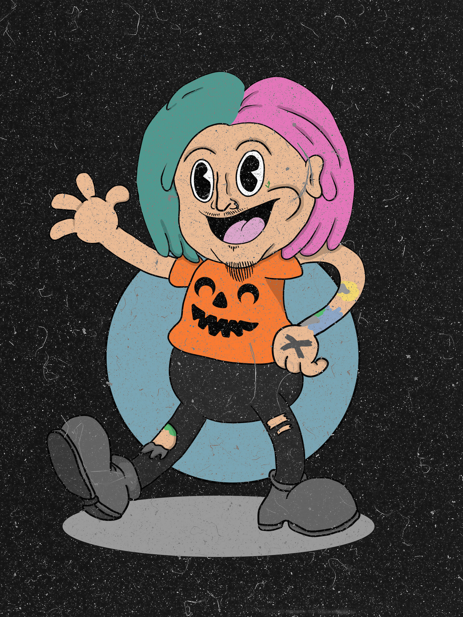 Do amazing illustrations in dark rubber hose style by Atlastheripper   Fiverr
