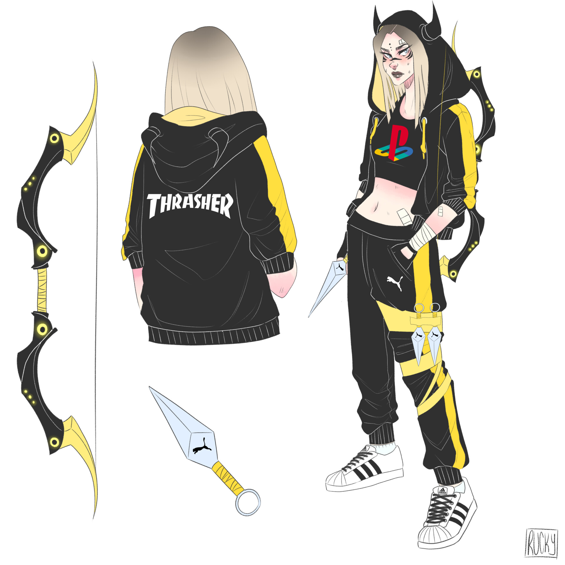 photo Ryuks Original Character Design cosplay zola and ryuk rucky art