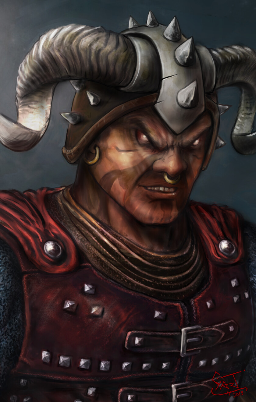 CyART CiprianFlorea Pillars of Eternity Luglug Portrait 04