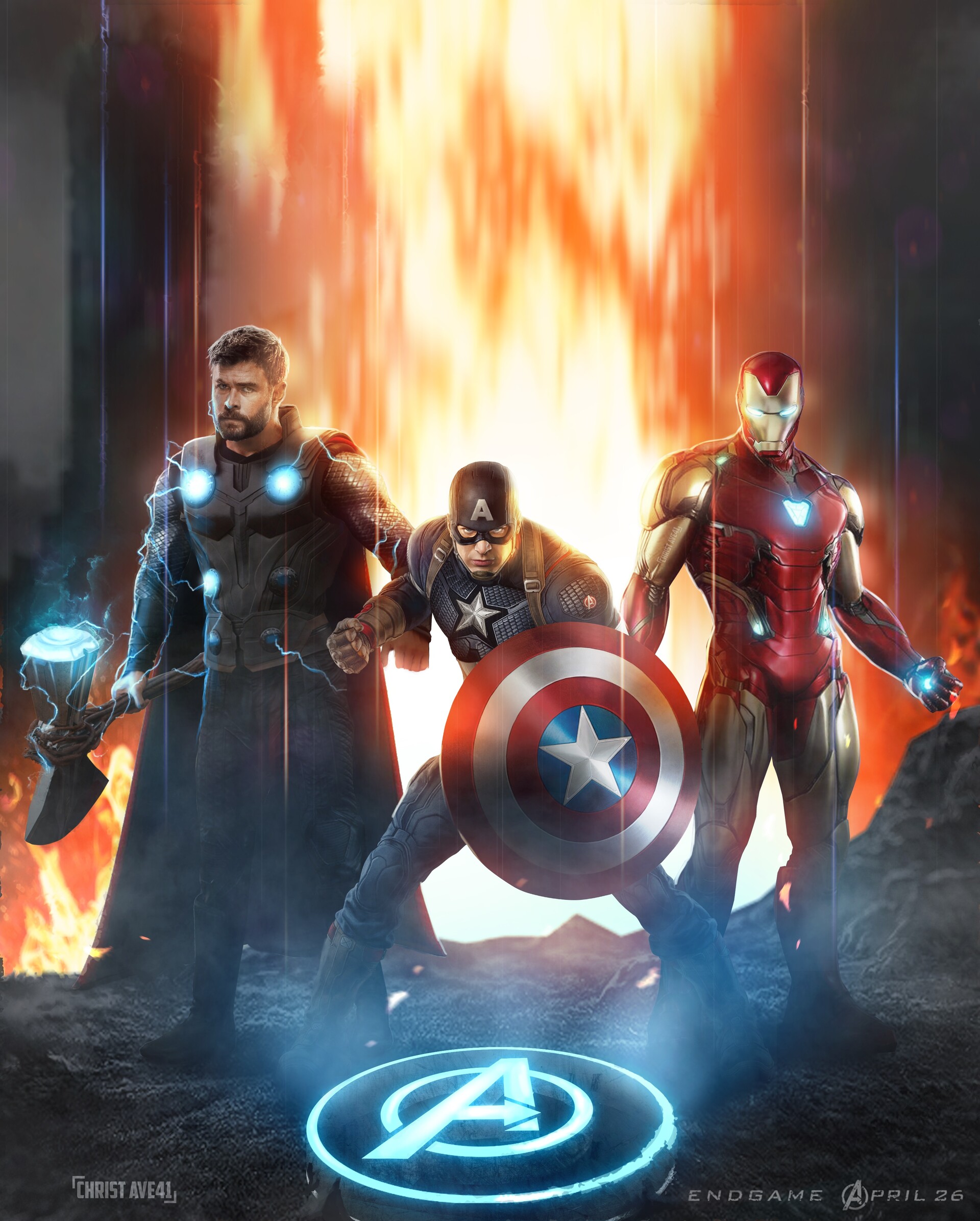 ArtStation - Avengers Endgame - Big Three