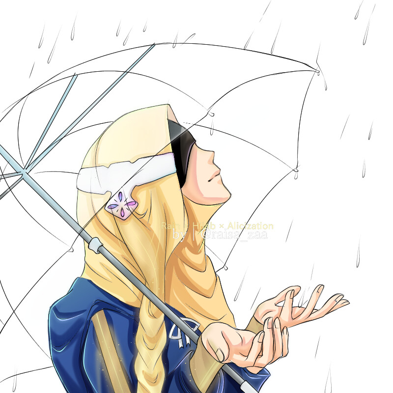 ArtStation - Alice × Hijab Fanart, Raisa Zaa