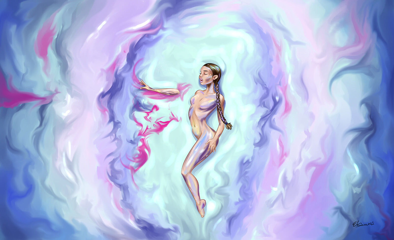 Artstation God Is A Woman Carlos Gonzalez El Samurai