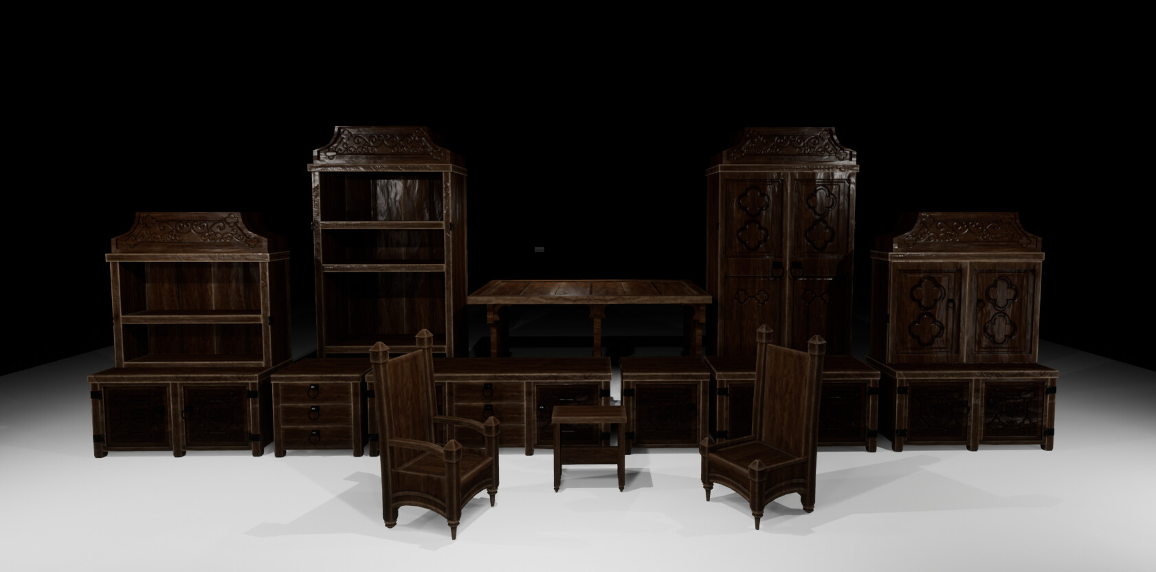 Tom Reeves Beyond Skyrim Illiac Bay Bretic Furniture Set