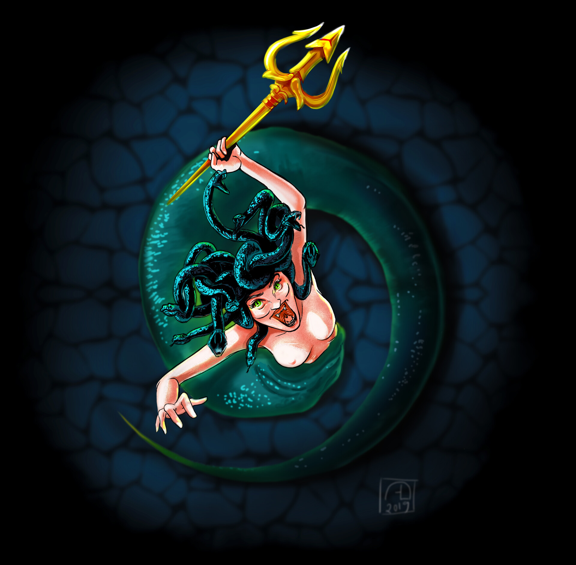 ArtStation - Medusa : Greek Mythology