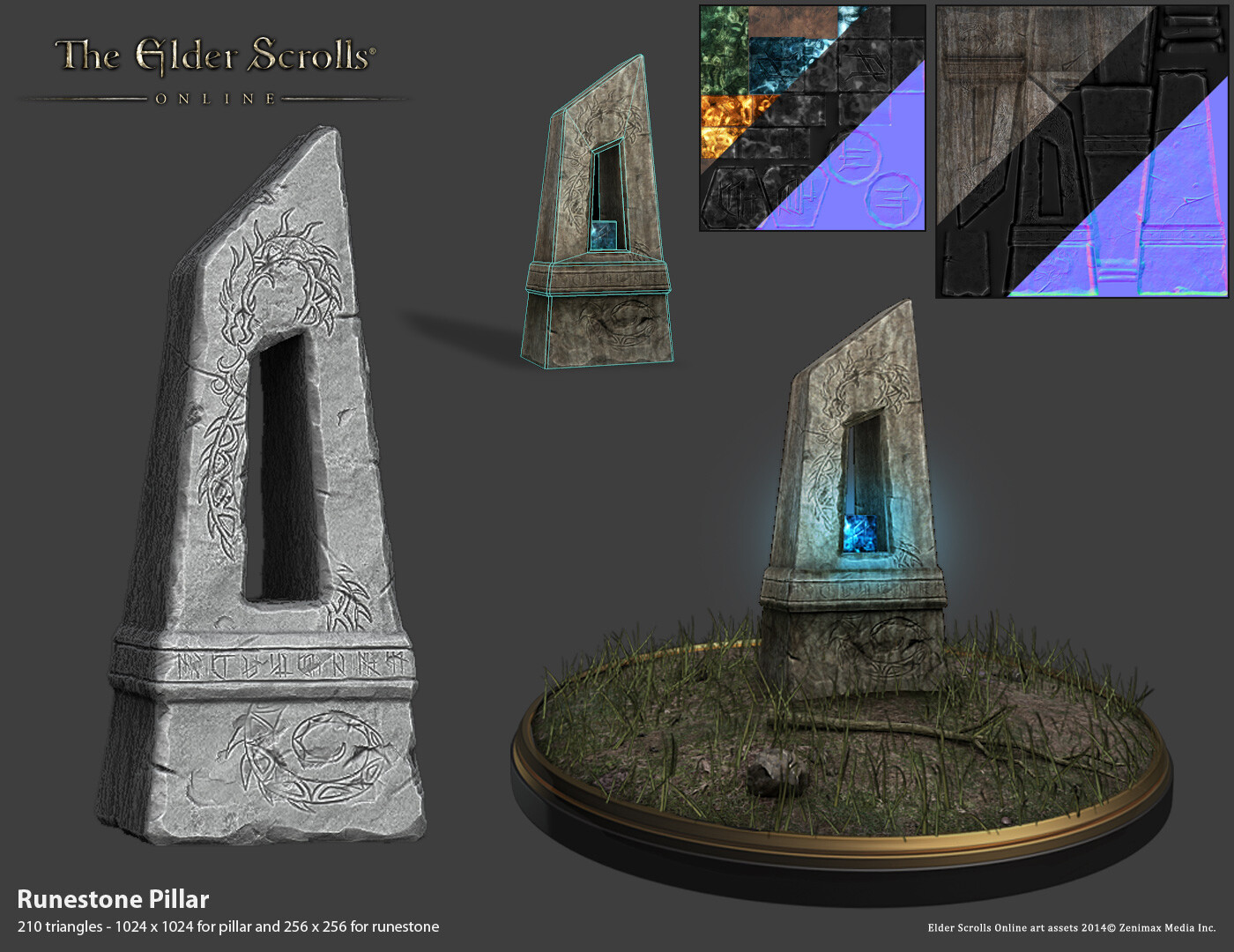 Rune Stone Pillar created for ESO