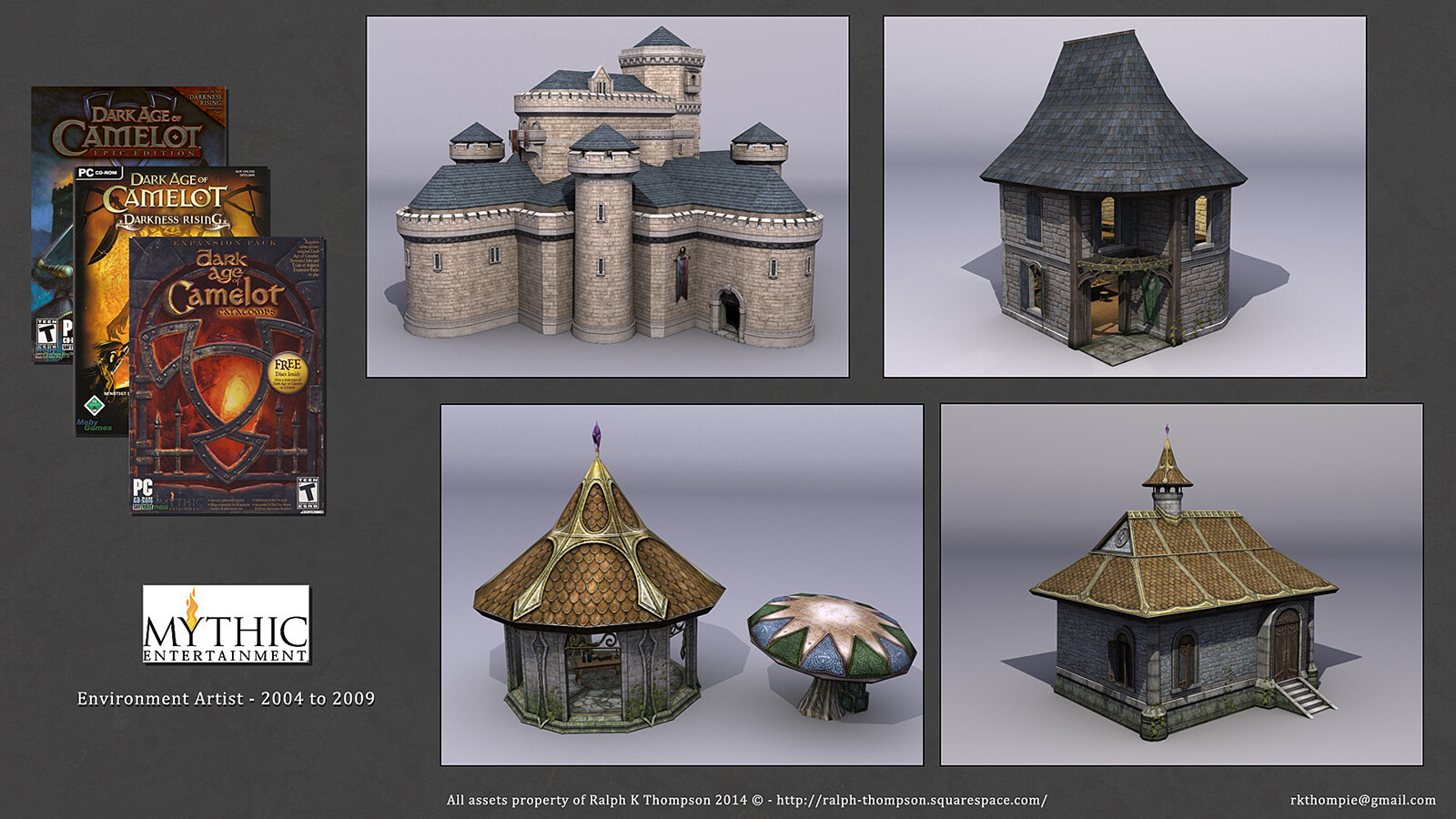 Various Dark Age of Camelot assets I worked on while at Mythic Entertainment.