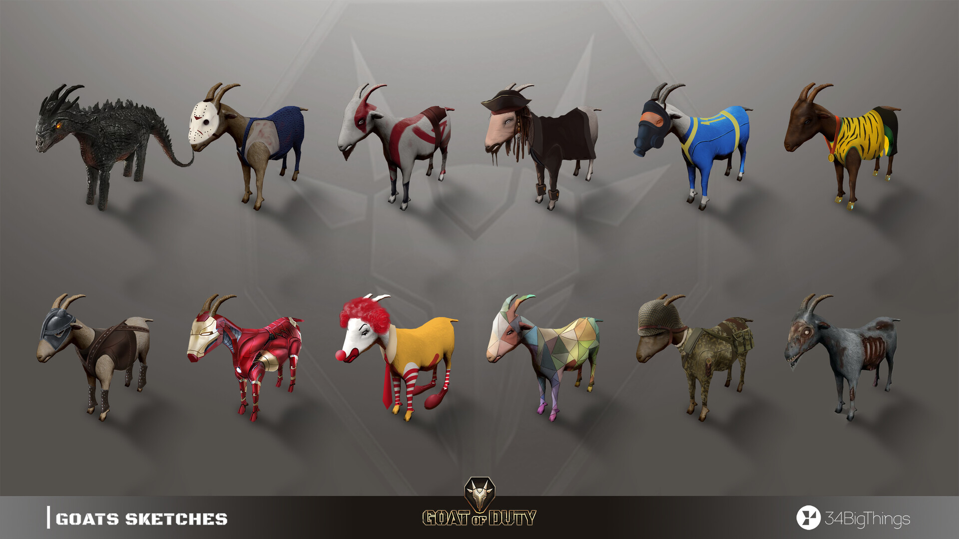 Antonio Minuto - Goats Sketches and Skins