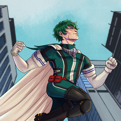 Artstation The Future Of A Hero Prohero Deku Bnha