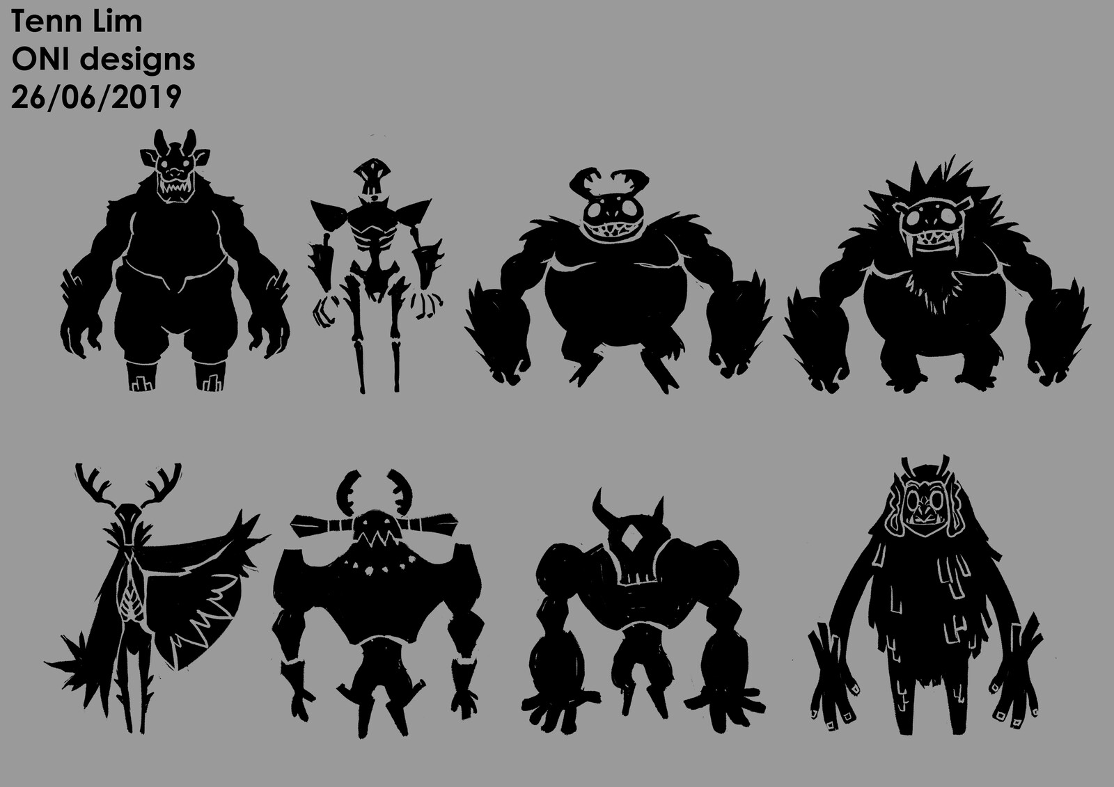 Silhouette shape concepts